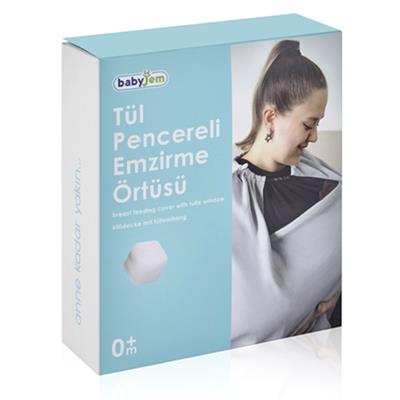 Babyjem Tül Pencereli Emzirme Örtüsü