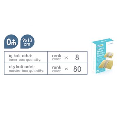 Babyjem Lastikli Yıkama Süngeri (Dikdörtgen)