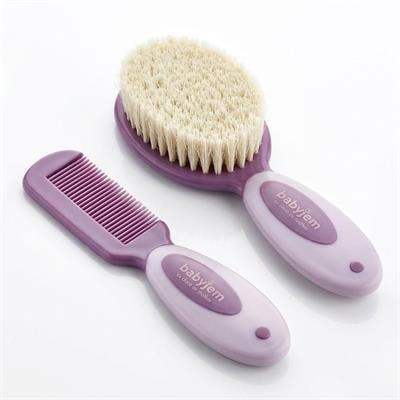 BABYJEM Tarak Fırça Set Doğal Kıl