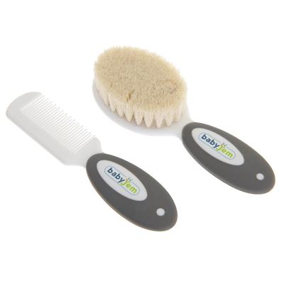 BABYJEM Tarak Fırça Set Doğal Kıl