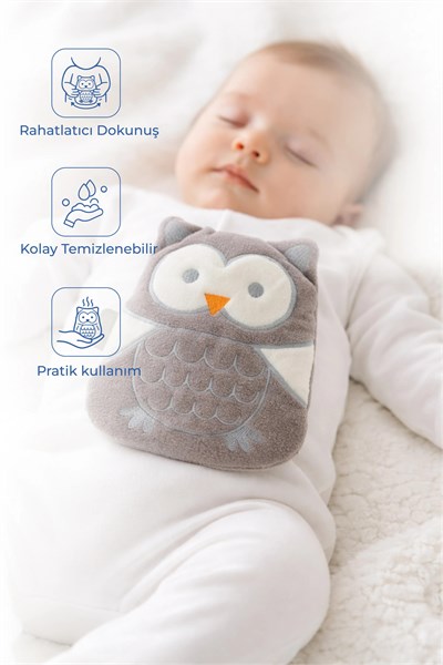Babyjem Yastık. Kiraz Çekirdekli Kadife Baykuş