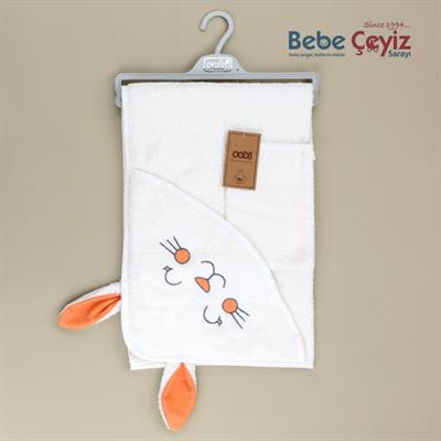 Banyo Havlusu...Tavşan ( Turuncu )