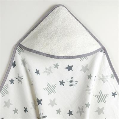 Banyo Havlusu...Müslin Kapşonlu 2li Silgi