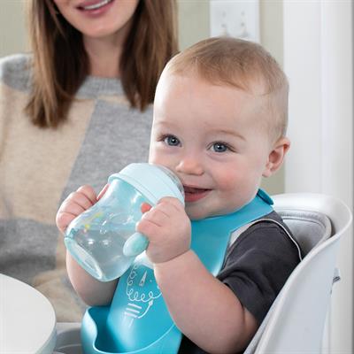 CHİCCO Yumuşak Uçlu Geçiş Bardağı ( 4 Ay + ) ( Erkek )