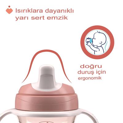 CHİCCO Yumuşak Uçlu Geçiş Bardağı ( 4+ Ay )