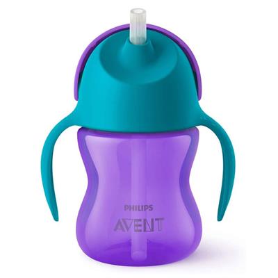 Bardak... Desenli Pipetli Bardak 200 ml Kız