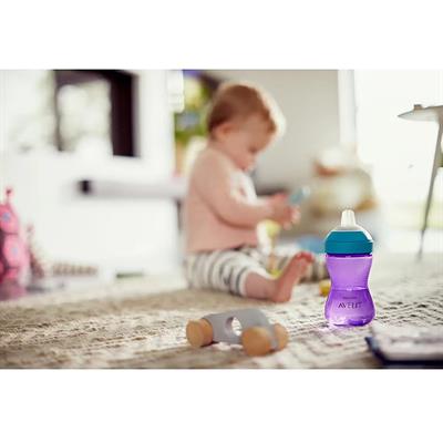 Bardak... Yumuşak Uçlu 300 ml Mor