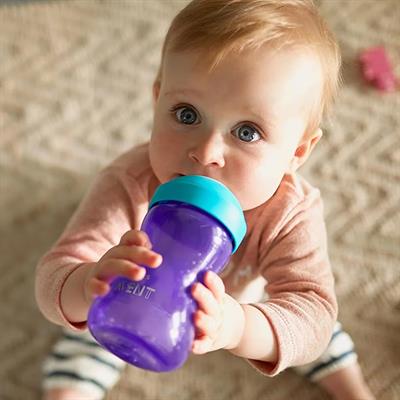 Bardak... Yumuşak Uçlu 300 ml Mor