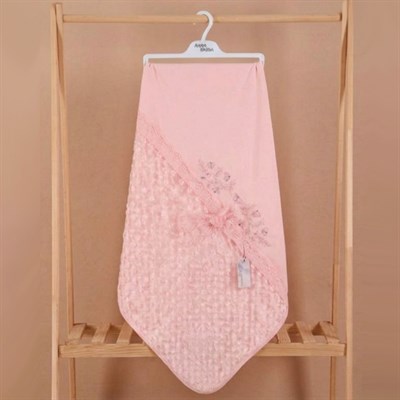 BEBESSİ Penye Kelebekli Battaniye ( Pembe )