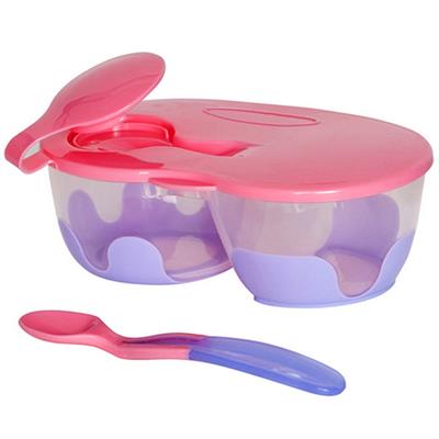 Bebedor 2 Bölmeli Tabak Ve Kaşık Seti (6Ay+)