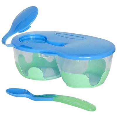 Bebedor 2 Bölmeli Tabak Ve Kaşık Seti (6Ay+)