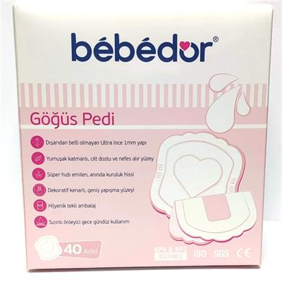 BEBEDOR 40lı Göğüs Pedi 