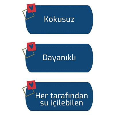 Bebedor Tritan Kulplu 360 Derece Bardak 210ml (0Ay+)