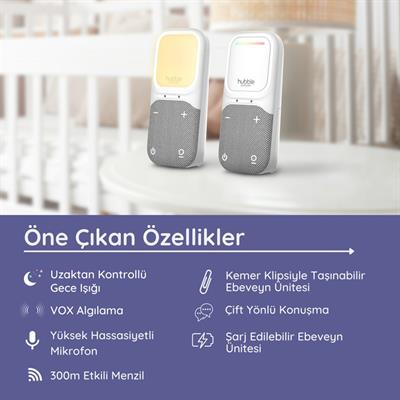 Hubble Sense Glow Gece Işıklı Bebek Telsizi