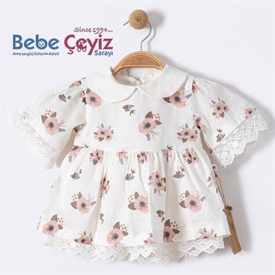 BEBESSİ Beautiful Elbise ( Ekru )