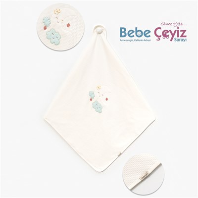 BEBİTOF Aybalam Kapitone Battaniye ( Mint )