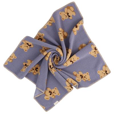 BEBİTOF Ayı Desenli Velsoft Battaniye