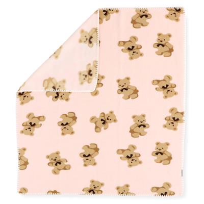 BEBİTOF Ayı Desenli Velsoft Battaniye