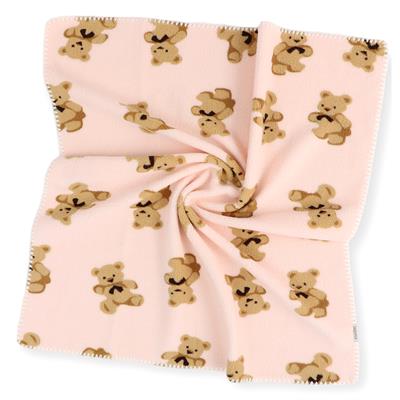 BEBİTOF Ayı Desenli Velsoft Battaniye