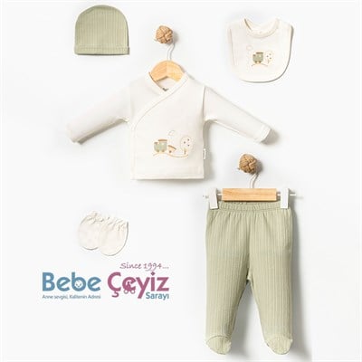 BEBİTOF Masal Treni 5li Hastane Çıkışı ( Yeşil )