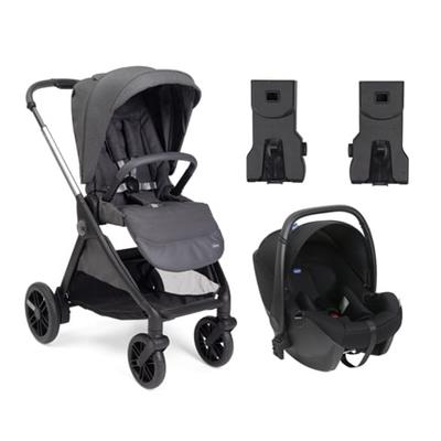 Bellagıo Bebek Arabası Black Satın &  Korry Essential Oto Koltuğu Siyah