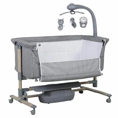 Prego Carmela 4091 Elektrikli Anne Yanı Beşik( Gri )