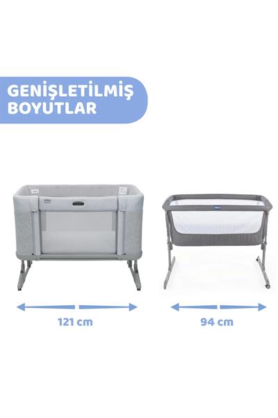 Chicco Next2me Forever Anne Yanı Beşik Co Sleeping Cot Ash Grey