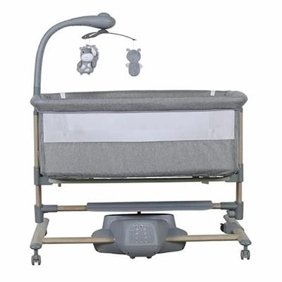 Prego Carmela 4091 Elektrikli Anne Yanı Beşik( Gri )