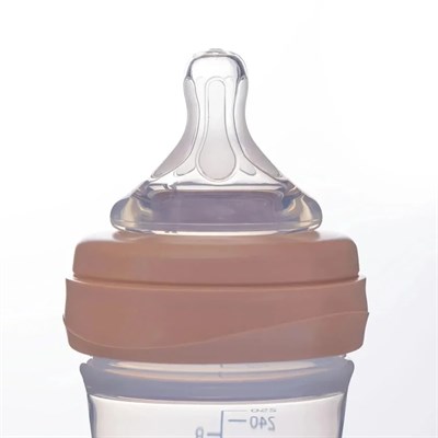 MOOMA Kindy Biberon Orta Akış Gül 250 ML ( 6-18 Ay )
