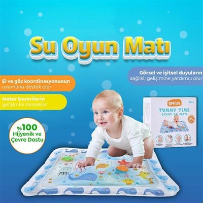 Babycim Tummy Tıme Şişme Su Matı
