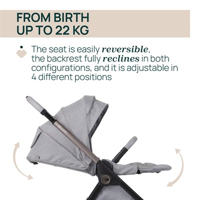 CHİCCO Bellagıo Bebek Arabası 2.0 Lunar Rock