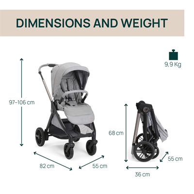 CHİCCO Bellagıo Bebek Arabası 2.0 Lunar Rock