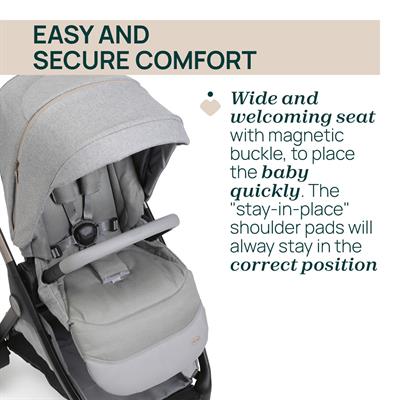 Chicco Bellagio Bebek Arabası(Otomatik Katlanır) Lunar Rock