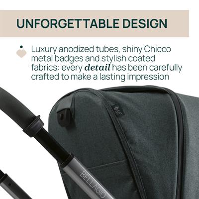 Chicco Bellagio Bebek Arabası(Otomatik Katlanır) Fır Tree