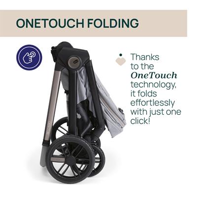 Chicco Bellagio Bebek Arabası(Otomatik Katlanır) Lunar Rock