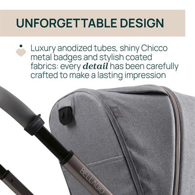 Chicco Bellagio Bebek Arabası(Otomatik Katlanır) Lunar Rock