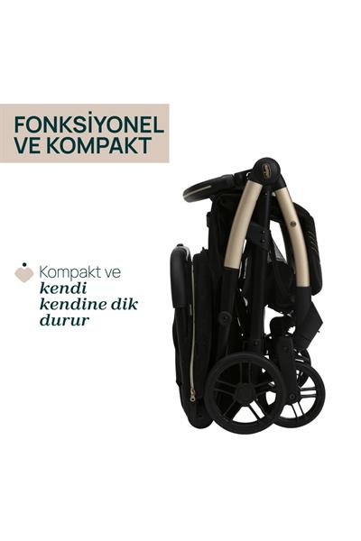 Chicco Goody Xplus Bebek Arabası Black Relux