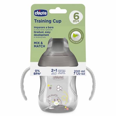 Chicco Bardak Yumuşak Uçlu Geçiş Bardağı 6 Ay Neutral 