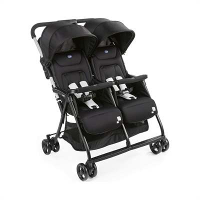 Chicco Ohlala 2 Twin Ultra Hafif Ikiz Bebek Arabası Black Night