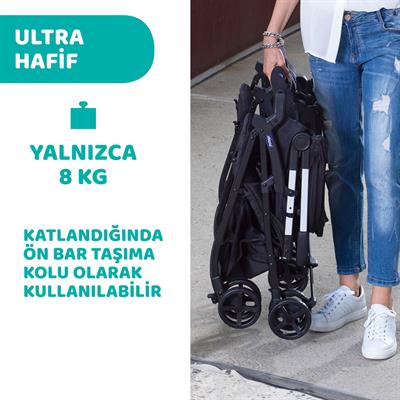 Chicco Ohlala 2 Twin Ultra Hafif Ikiz Bebek Arabası Silver Cat