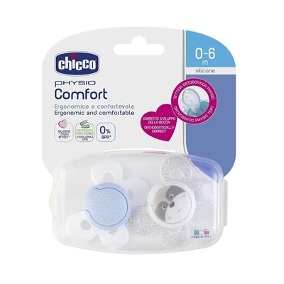 Chicco Physio Comfort Silikon Emzik 2li 0+ Ay Erkek