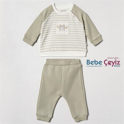 CİCCİM BABY Always Happy Çizgili 2li Takım  