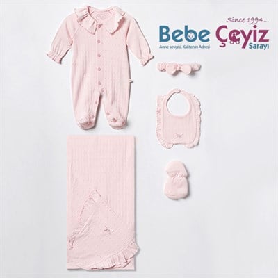 CİCCİM BABY First Spring Joy Tulumlu 5li  Hastane Çıkışı  