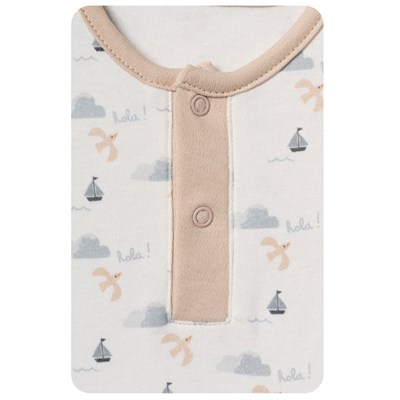 CİCCİM BABY Halo Seagull Baskılı Tulum  