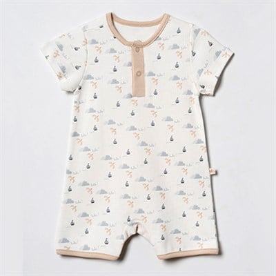CİCCİM BABY Halo Seagull Baskılı Tulum  
