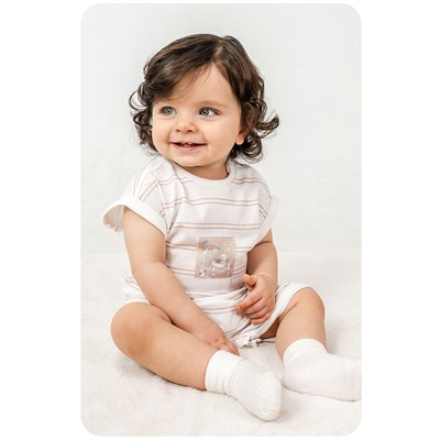 CİCCİM BABY Hello Summer Kısa Tulum  