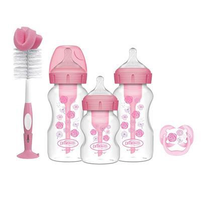 Dr. Browns Hediye Seti..Geniş Ağız Antikolik Opti.+ PP Pembe