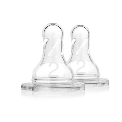 Dr.Browns Options+ Dar Ağız Biberon Emziği 2. Seviye İkili