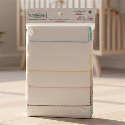 EKE BEBE 6lı Penye Ağız Mendili