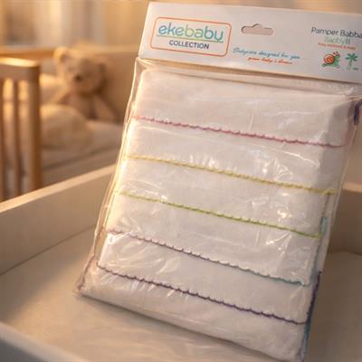 EKE BEBE 6lı Penye Ağız Mendili